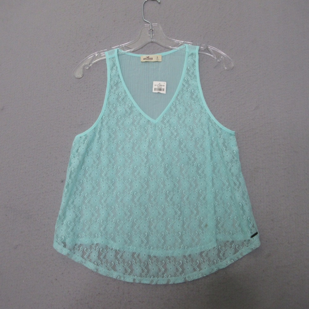 Hollister Tank Small Lace‎ Sheer Y2K Fairy Coquette Romantic Boho Festival NWT